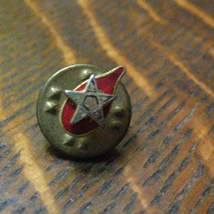 Order Of The Eastern Star Blood Drive Vintage Lapel Pin